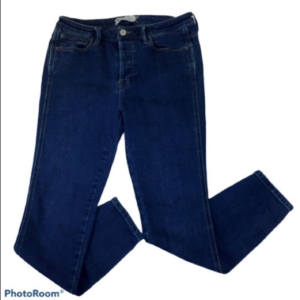 FREE PEOPLE Button-Fly Skinny Ankle Jeans Size 27